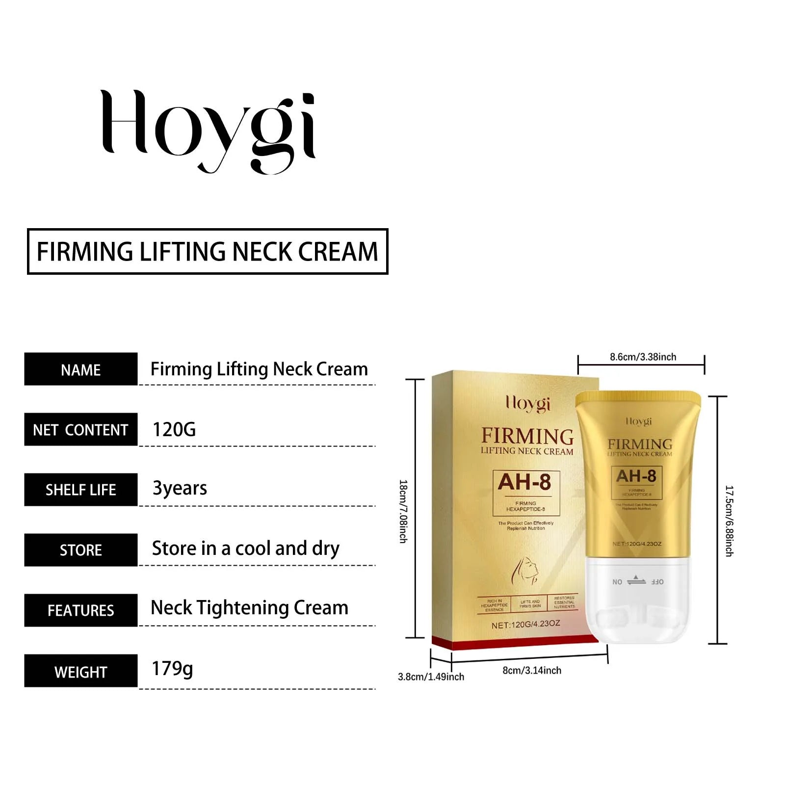 Neck Firming Roller Cream – Reduces Neck Lines & Deeply Moisturizes