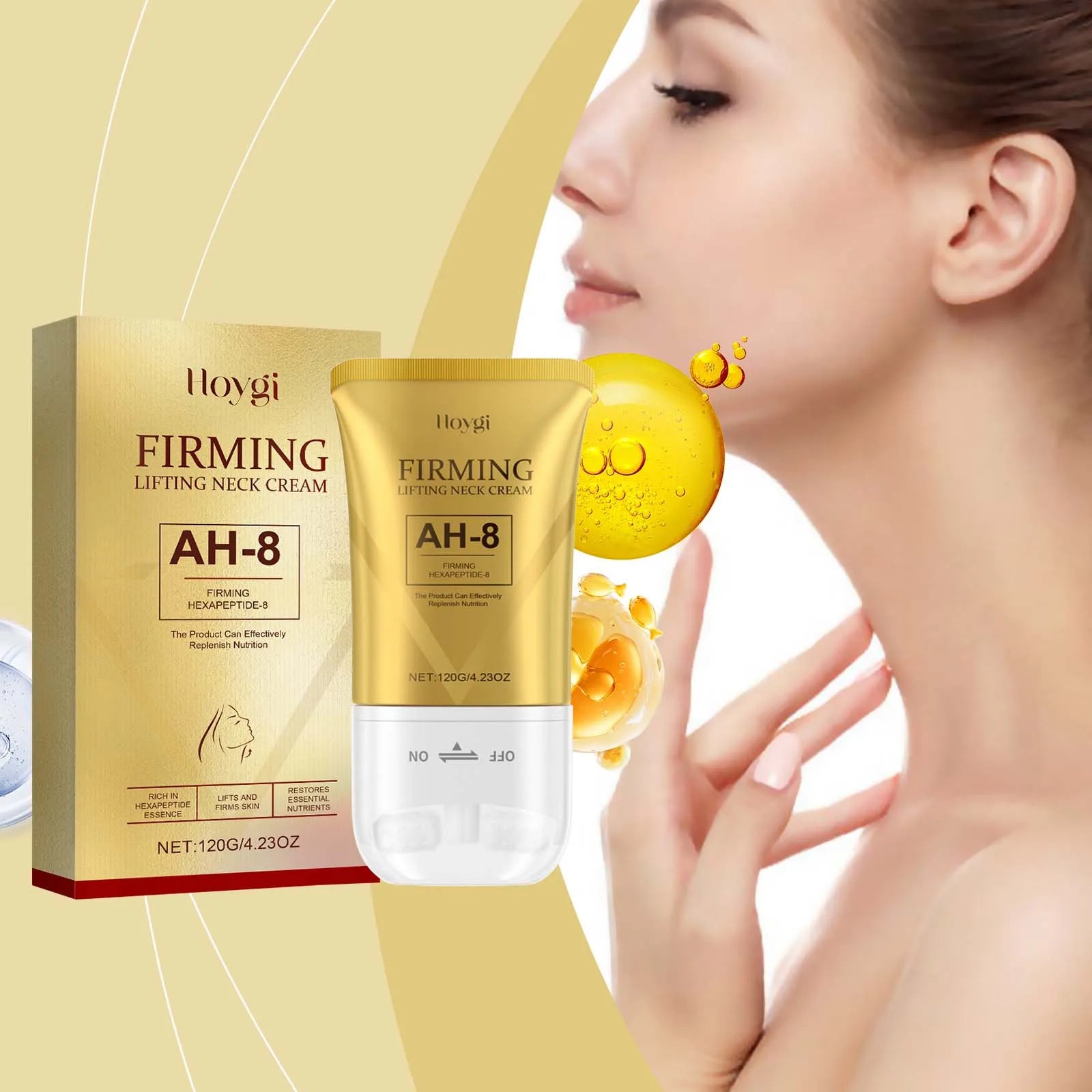 Neck Firming Roller Cream – Reduces Neck Lines & Deeply Moisturizes