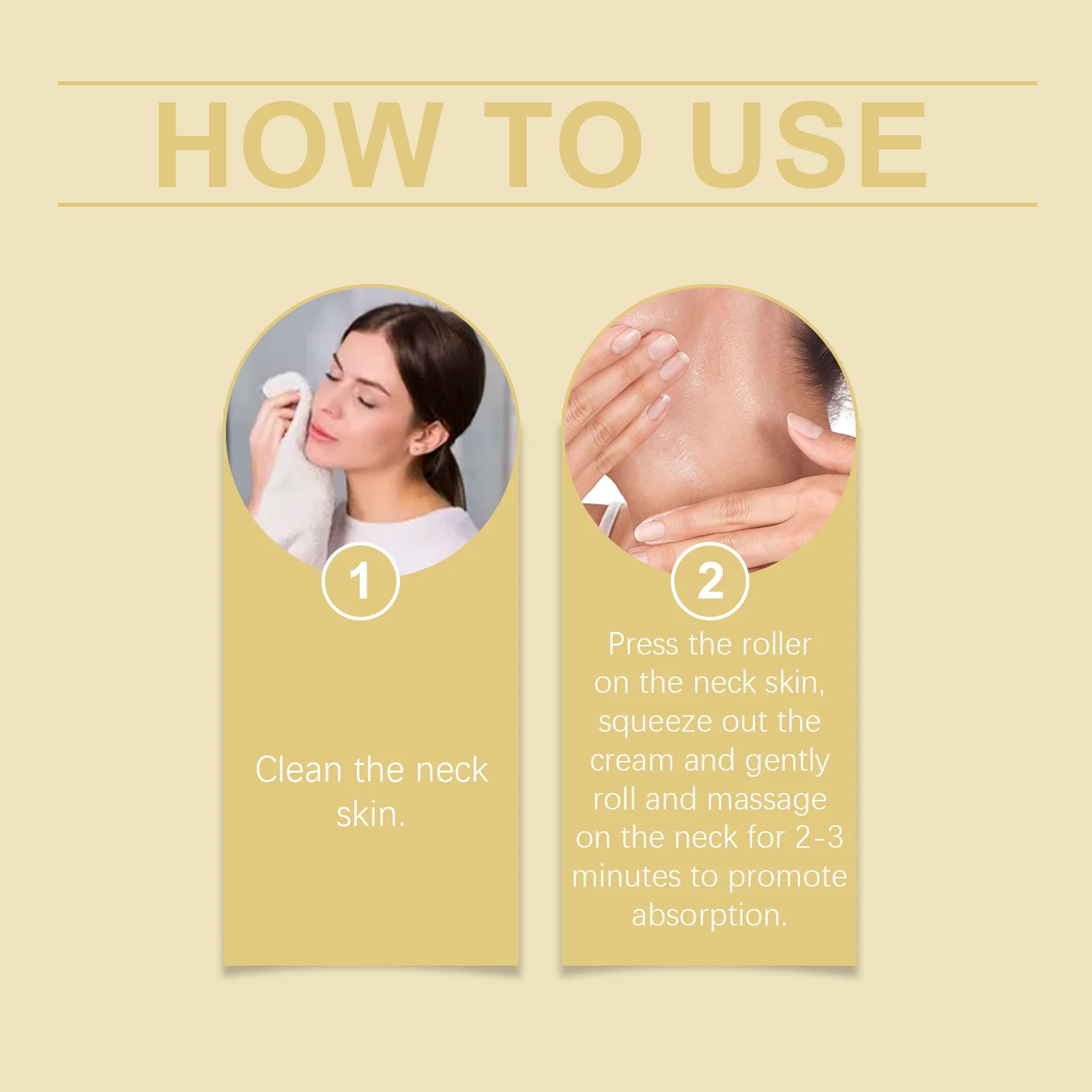 Neck Firming Roller Cream – Reduces Neck Lines & Deeply Moisturizes